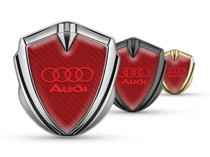 Audi Car Brand Badges Modern Look High-End Style